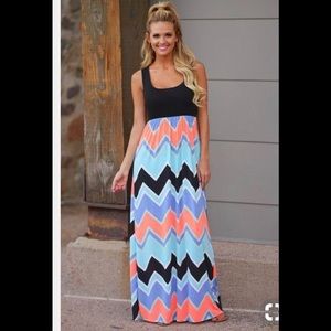 BEAUTIFUL CHEVRON MAXI!😘
